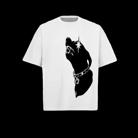 big dog t-shirt (white)